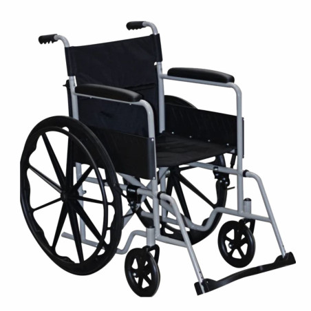 Cadeira de Rodas Alumínio Pro 8000 Assento 46CM Aço até110kg